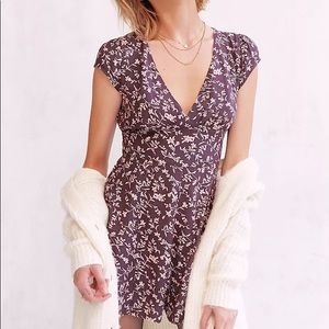 Urban Outfitters Purple Floral Romper